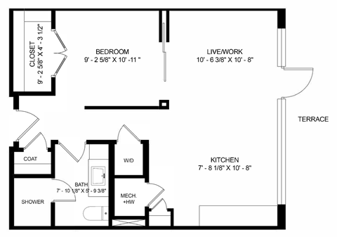 a floor plan of a small house